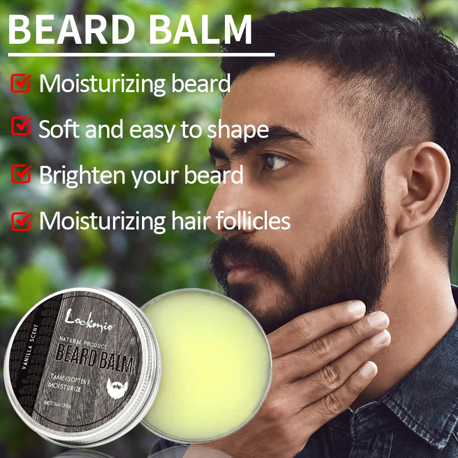 Beard Care Balm Beards Gloss Moisturize Serum Beard Oil
