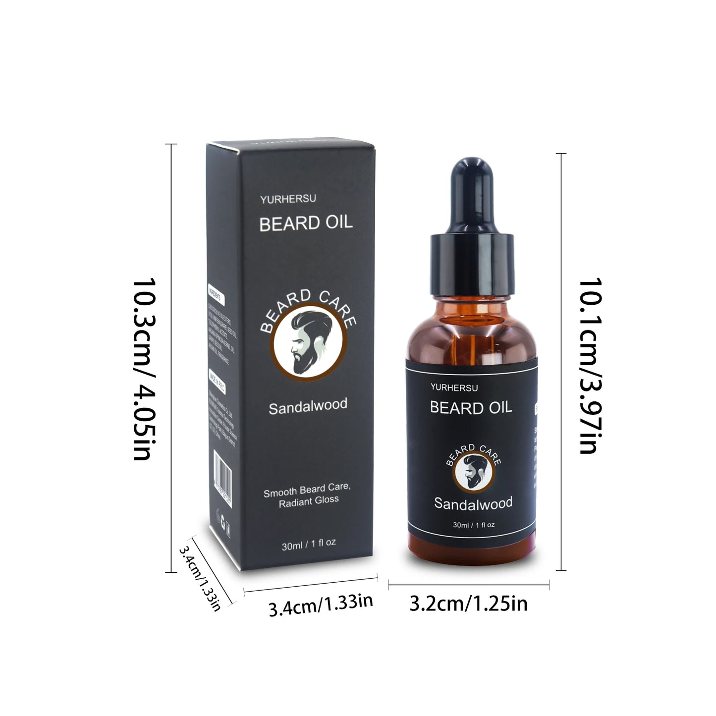 New facial hair and beard growth oil