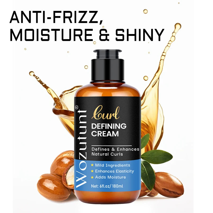 Men Curl Defining Cream Anti-frizz Curl Moisturizing
