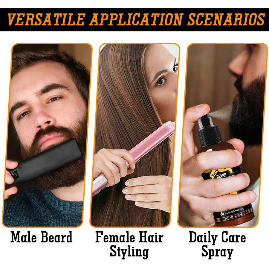 Beard Grooming Spray New Facial Hair & Beard Care