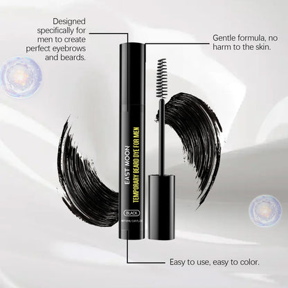 Natural Black Beard Dye for Men Male Moustache
