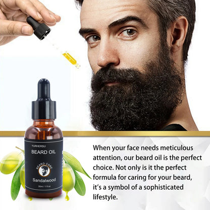 New facial hair and beard growth oil