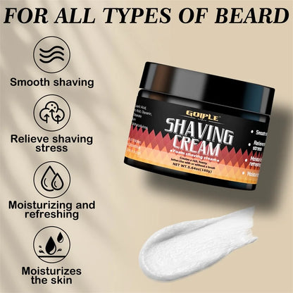 Men Shaving Cream Natural Formula Smooth Moisture
