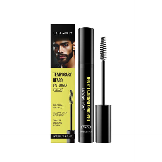 Natural Black Beard Dye for Men Male Moustache