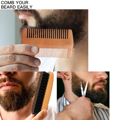 5pcs/set Beard Oil Balm for Men Beards